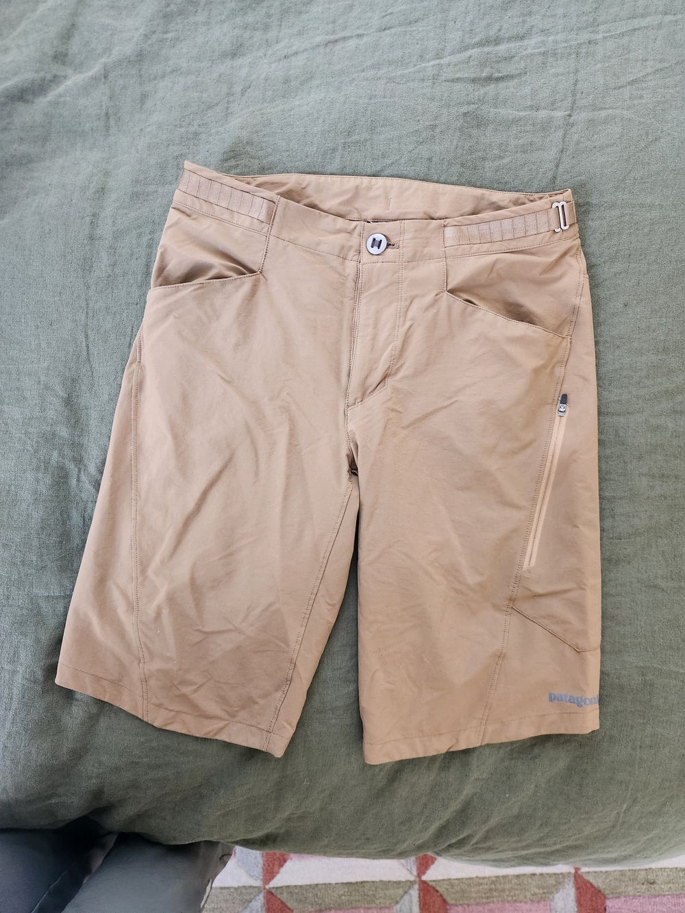 Patagonia Tan Lightweight Outdoor Hybrid Shorts